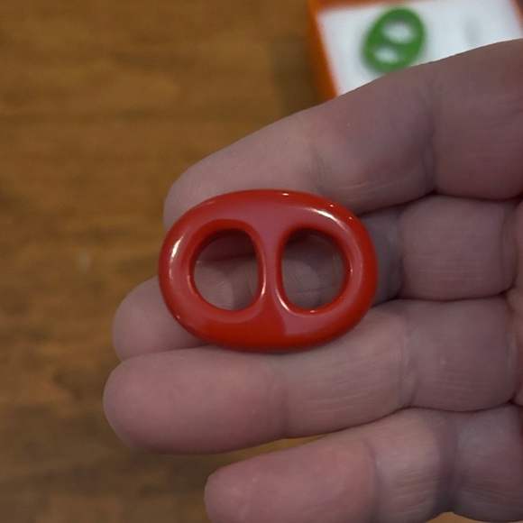 Hermes set of 2 Chain d’ancre scarf rings - Picture 5 of 6